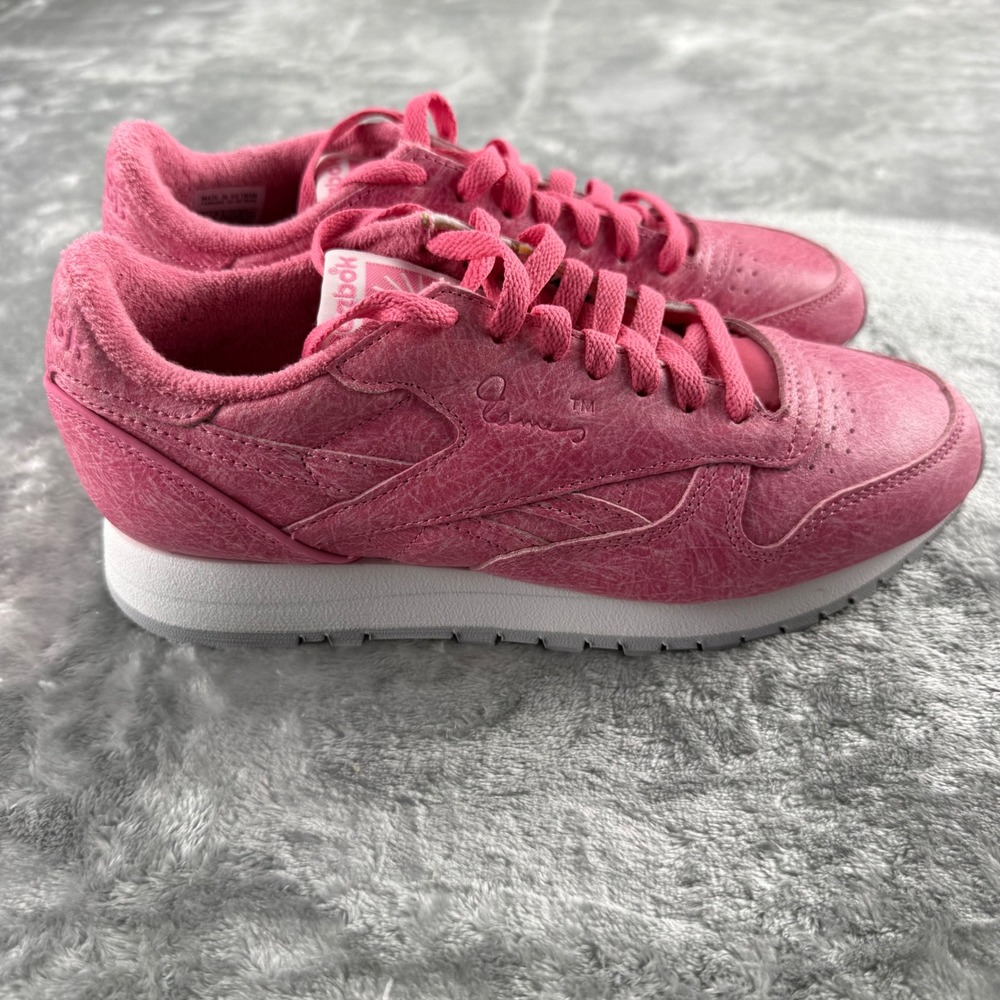 Reebok Classic Leather Eames Astro Pink Distressed Sneakers FZ5860 Womens 7 NICE - Picture 11 of 14
